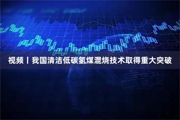 视频丨我国清洁低碳氢煤混烧技术取得重大突破