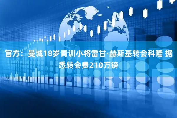 官方：曼城18岁青训小将雷甘·赫斯基转会科隆 据悉转会费210万镑